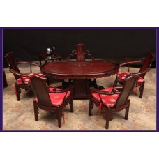 Red Wood Tea Table